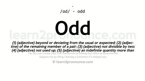 odd meaning slang|ODD .